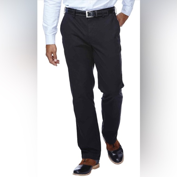 Haggar Other - Haggar Men's Performance Cotton Slack Straight-Fit Pant Size 38x32 NWT